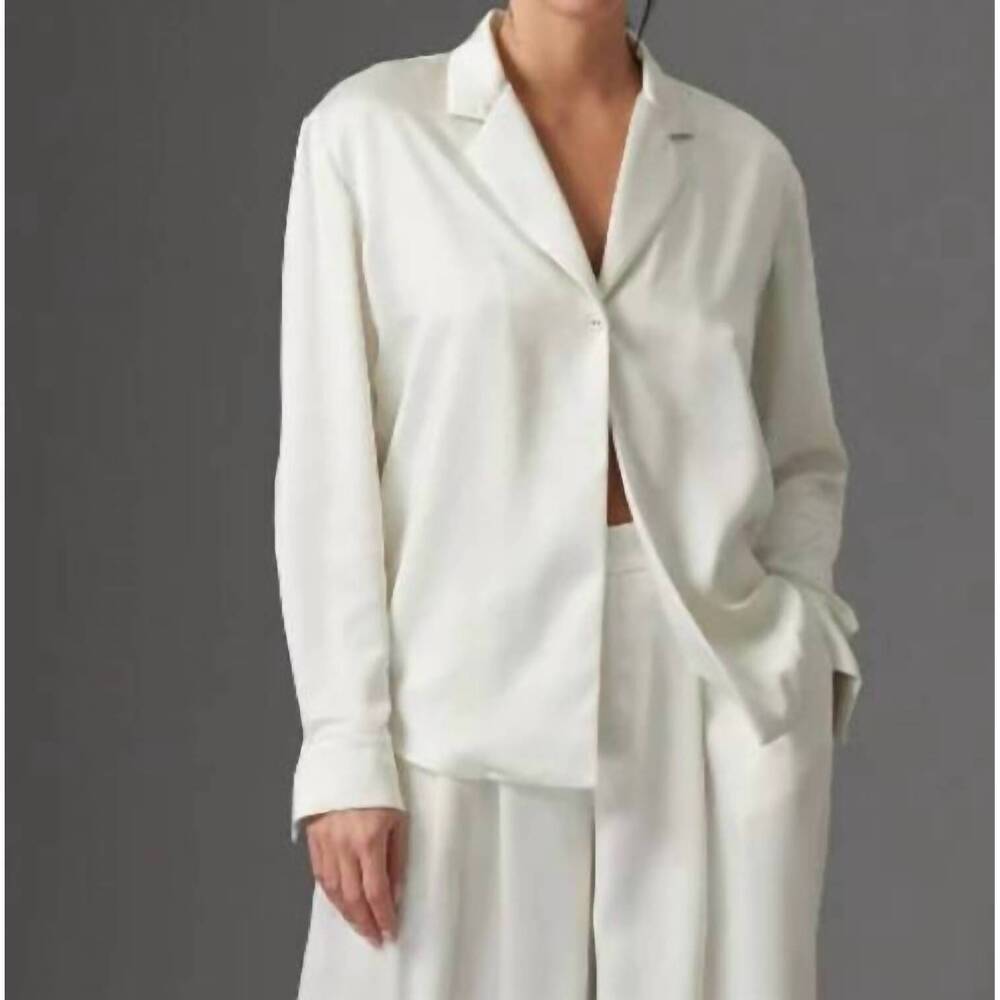 NEW GILNER FARRAR amira blouse in winter white